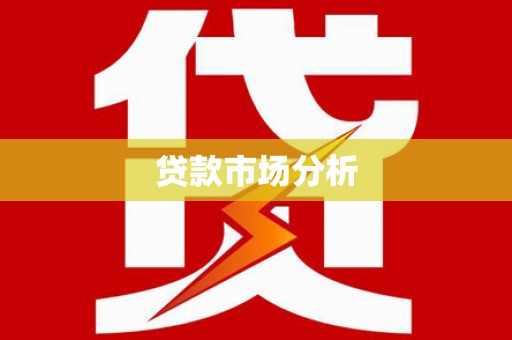 镇康贷款市场分析