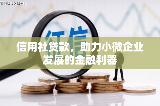 浉河信用社贷款，助力小微企业发展的金融利器