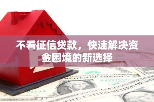 南乐不看征信贷款，快速解决资金困境的新选择