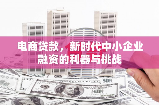 淇县电商贷款，新时代中小企业融资的利器与挑战