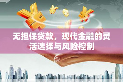 兴和无担保贷款，现代金融的灵活选择与风险控制