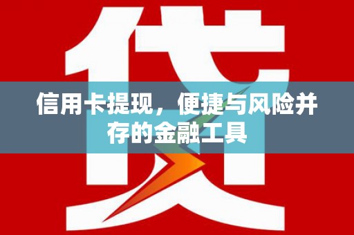 凌海信用卡提现，便捷与风险并存的金融工具
