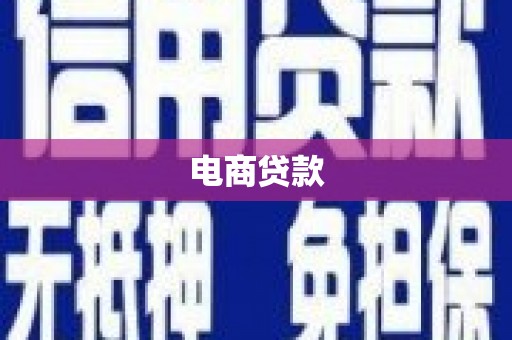 合川电商贷款