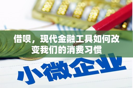明山借呗，现代金融工具如何改变我们的消费习惯