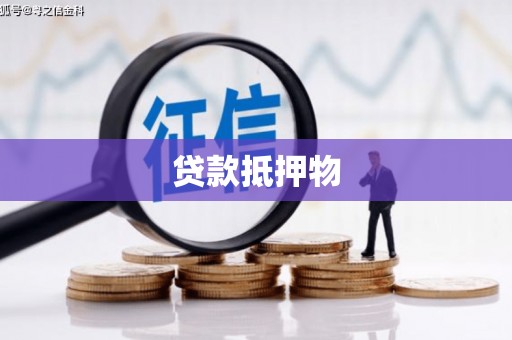 前金贷款抵押物