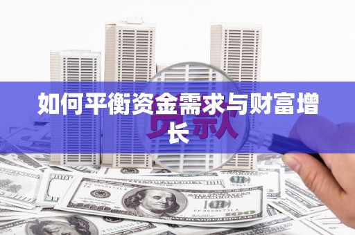 新埤如何平衡资金需求与财富增长