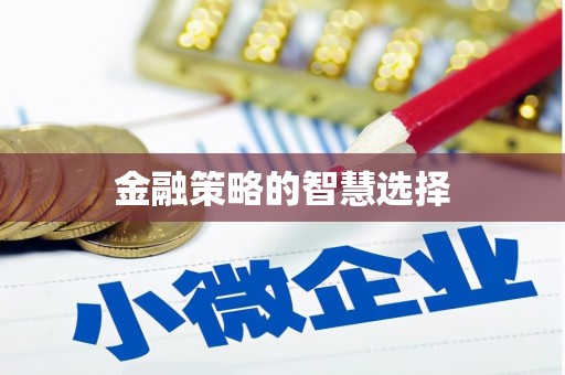 清镇金融策略的智慧选择